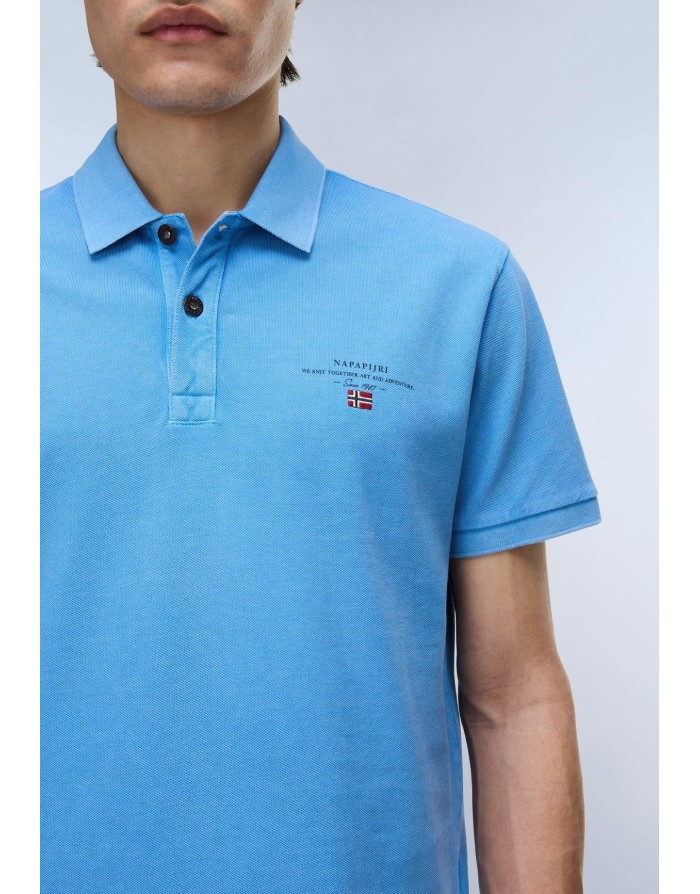 POLO MANICA CORTA NAPAPIJRI ELBAS in piquè