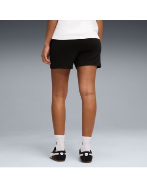 SHORTS PUMA ESSENTIALS SCRIPT HIGH-WAIST