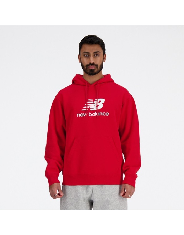 FELPA CON CAPPUCCIO NEW BALANCE SMALL LOGO FRENCH TERRY HOODIE