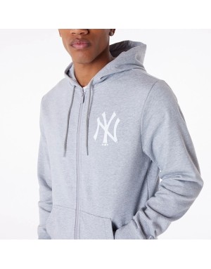 FELPA FULL ZIP CON CAPPUCCIO NEW ERA NEW YORK YANKEES MLB