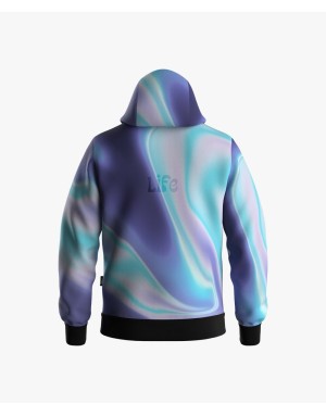 FELPA FULL ZIP CON CAPPUCCIO ENERGIAPURA KALMAR LIFE SHADE