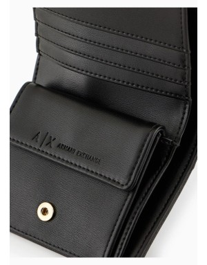 PORTAFOGLIO ARMANI EXCHANGE CON LOGO MONOGRAM DORATO