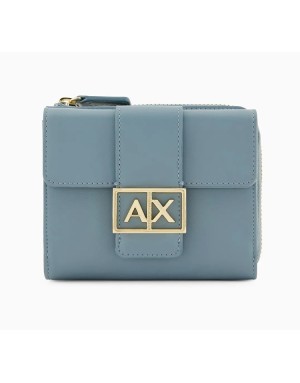 PORTAFOGLIO ARMANI EXCHANGE CON LOGO MONOGRAM DORATO