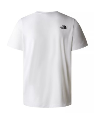 M NEW ODLES TECH TEE TNF WHITE/SKYL