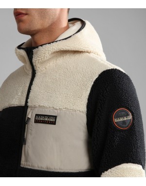 PILE FULL ZIP CON CAPPUCCIO NAPAPIJRI YUPIK 3