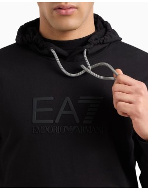 FELPA CON CAPPUCCIO EA7