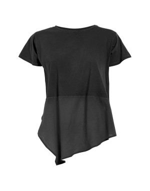 T-SHIRT MANICA CORTA ASSIMETRICA DEHA