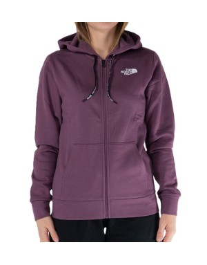 FELPA FULL ZIP CON CAPPUCCIO THE NORTH FACE BLANCA