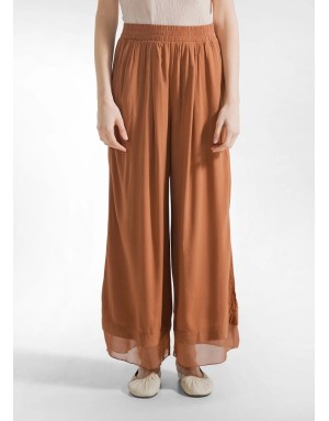 PANTALONI FLUIDI DEHA IN MUSSOLA DI VISCOSA