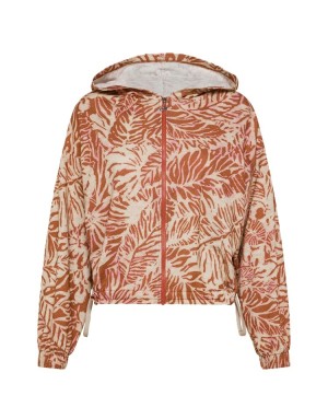 FELPA  FULL-ZIP CON CAPPUCCIO DEHA FIAMMATA