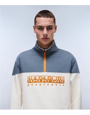 FELPA MEZZA ZIP NAPAPIJRI B-SATURNIA