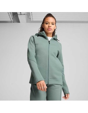 FELPA FULL ZIP CON CAPPUCCIO PUMA EVOSTRIPE