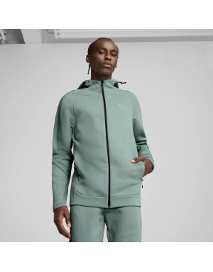 FELPA FULL ZIP CON CAPPUCCIO PUMA EVOSTRIPE