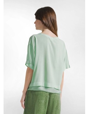 T-SHIRT MANICA CORTA DEHA IN VISCOSA