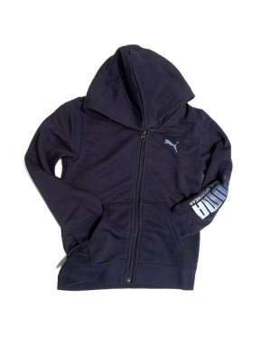 FELPA FULL ZIP CON CAPPUCCIO PUMA ESS+ GRAPHIC