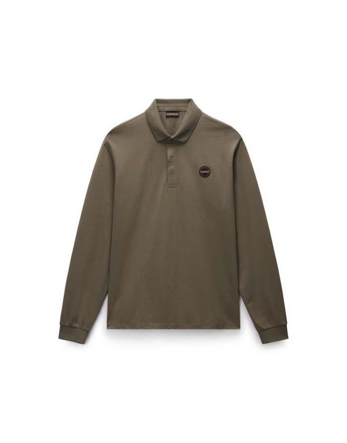 POLO MANICA LUNGA NAPAPIJRI E-BADGE