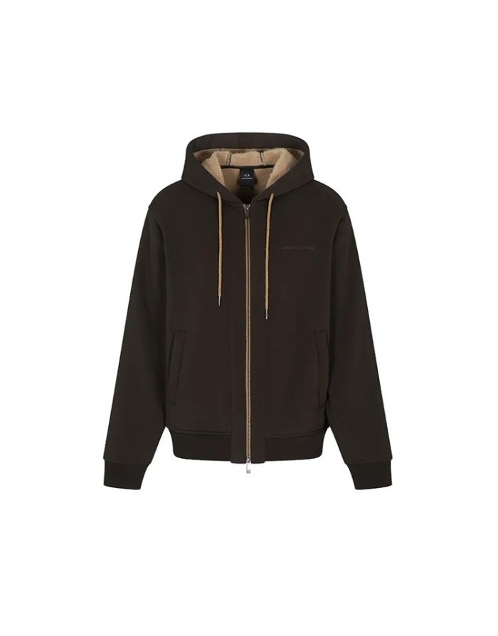 FELPA FULL ZIP CON CAPPUCCIO ARMANI EXCHANGE