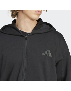 FELPA FULL ZIP CON CAPPUCCIO ADIDAS A SZN