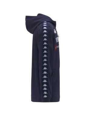 FELPA FULL ZIP CON CAPPUCCIO KAPPA 222 BANDA ARUFEOD US