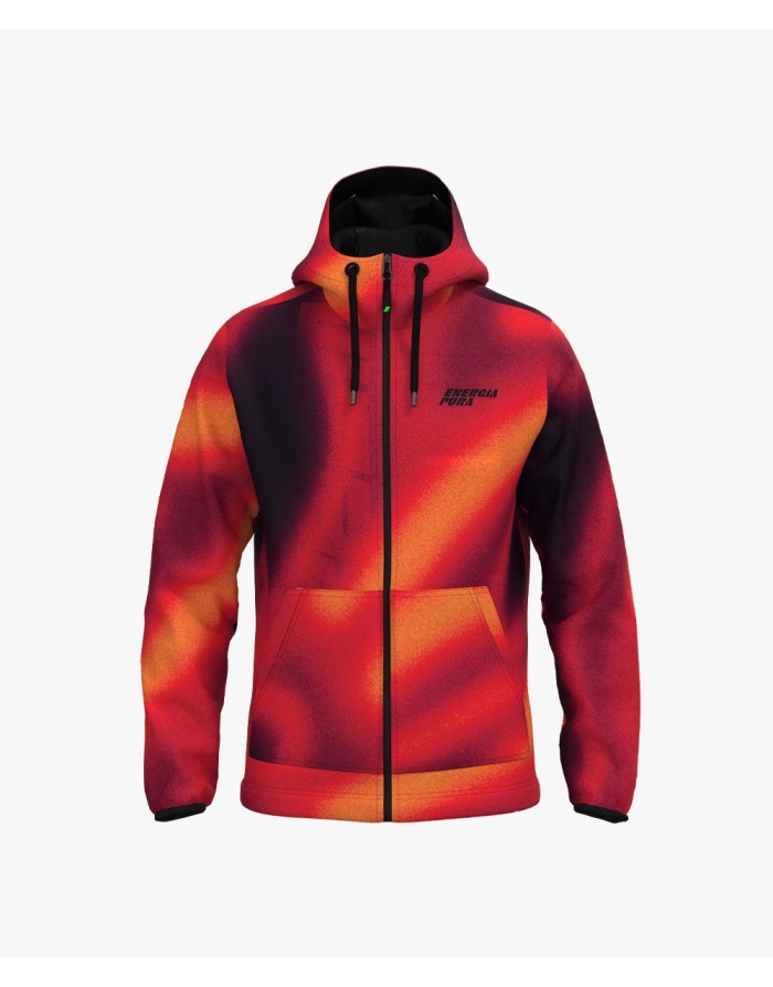 FELPA FULL ZIP CON CAPPUCCIO ENERGIAPURA RUIS PRINTED DREAM