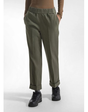 PANTALONE DRITTO CON RISVOLTO DEHA