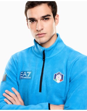 PILE TECNICO MEZZA ZIP FISI EA7 ITALIA