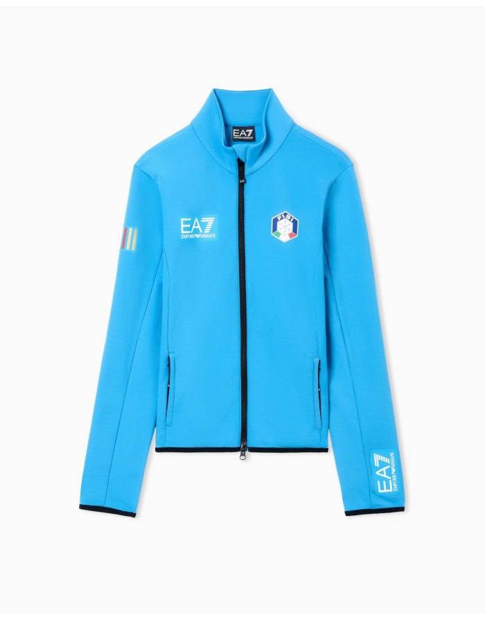 PILE TECNICO FULL ZIP DONNA FISI EA7 ITALIA