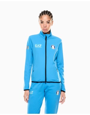 PILE TECNICO FULL ZIP DONNA FISI EA7 ITALIA