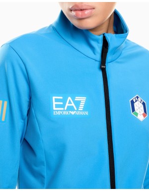 PILE TECNICO FULL ZIP DONNA FISI EA7 ITALIA