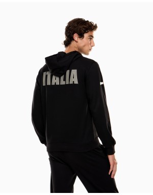 FELPA CON CAPPUCCIO OLIMPIADI MI-CO EA7 ITALIA