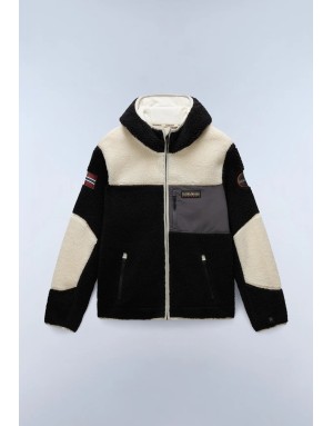PILE FULL ZIP CON CAPPUCCIO NAPAPIJRI YUPIK 3