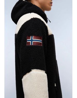 PILE FULL ZIP CON CAPPUCCIO NAPAPIJRI YUPIK 3