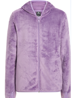 PILE FULL ZIP CON CAPPUCCIO MCKINLEY DAISY