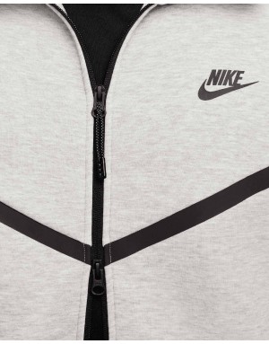 FELPA FULL ZIP CON CAPPUCCIO NIKE TECH