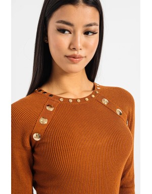 MAGLIA CON BORCHIE LIU JO