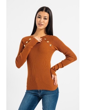 MAGLIA CON BORCHIE LIU JO