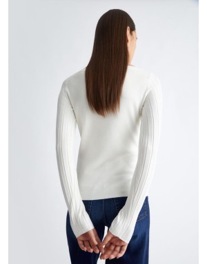 MAGLIA LIU JO CON PIERCING SUL COLLO