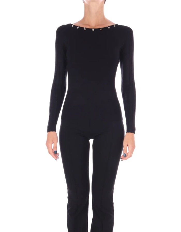 MAGLIA LIU JO CON PIERCING SUL COLLO