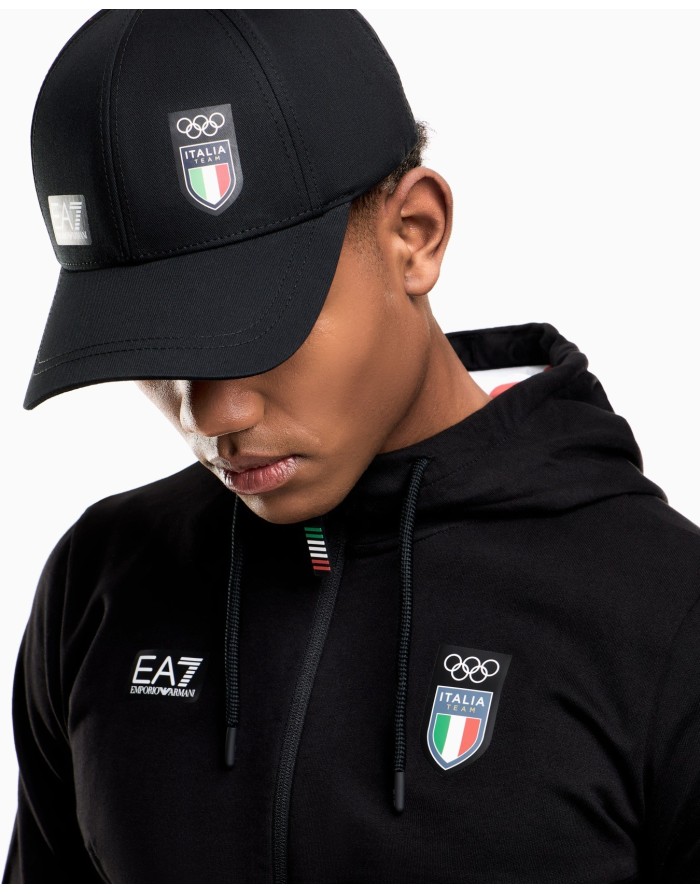 CAPPELLO CON VISIERA  OLIMPIADI MI-CO EA7 ITALIA