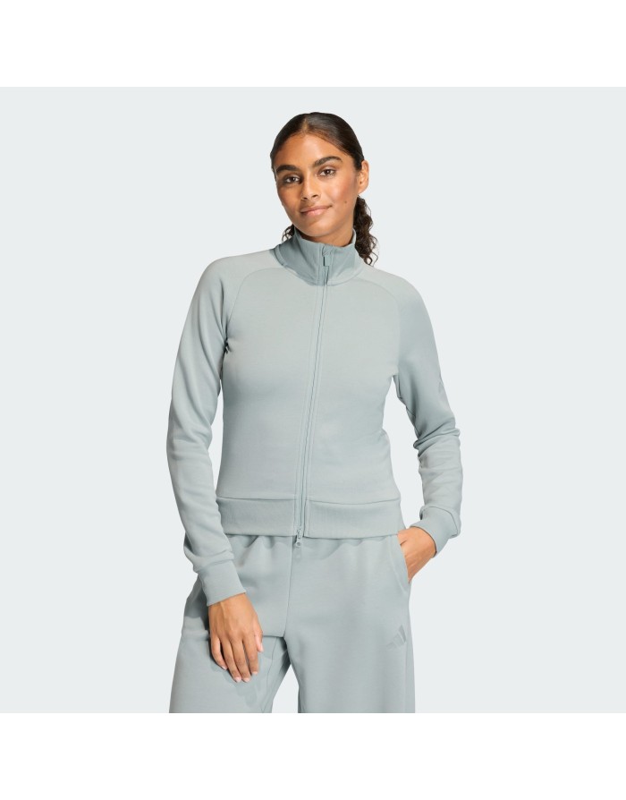 FELPA FULL ZIP ADIDAS LUX SLIM