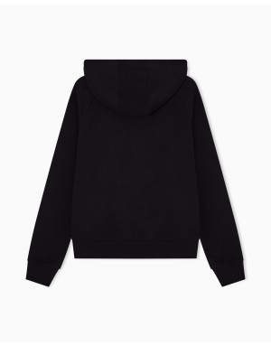 FELPA FULL ZIP CON CAPPUCCIO EA7 CORE LADY