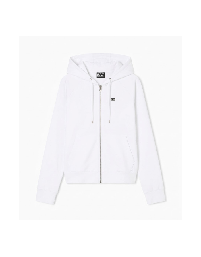 FELPA FULL ZIP CON CAPPUCCIO EA7 CORE LADY