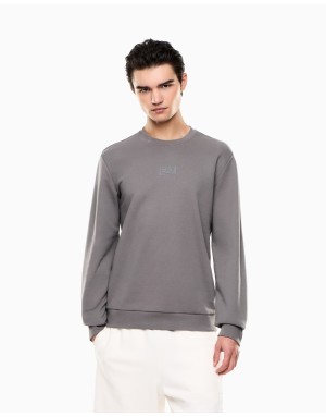 FELPA GIROCOLLO EA7 LOGO SERIES