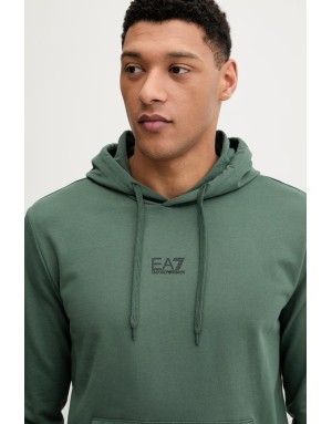 FELPA CON CAPPUCCIO EA7 CORE IDENTITY