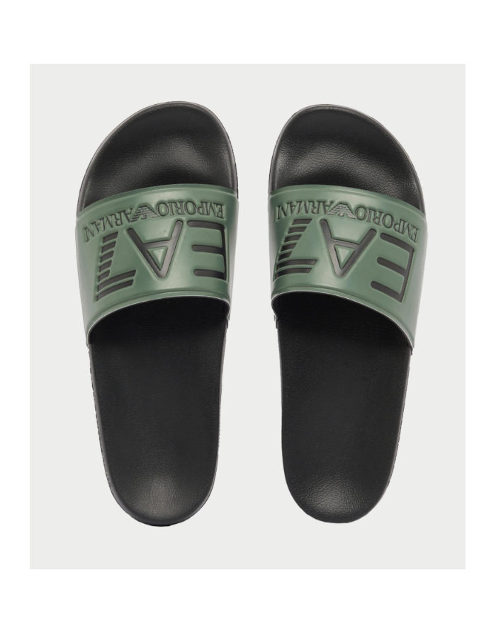 CIABATTE SLIDES EA7 CON MAXI LOGO