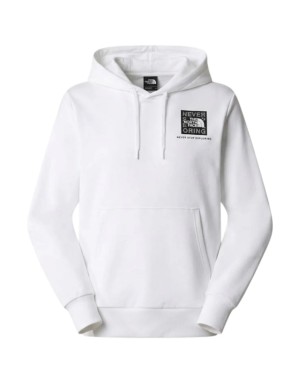 FELPA CON CAPPUCCIO THE NORTH FACE BLANCA BOX LOGO