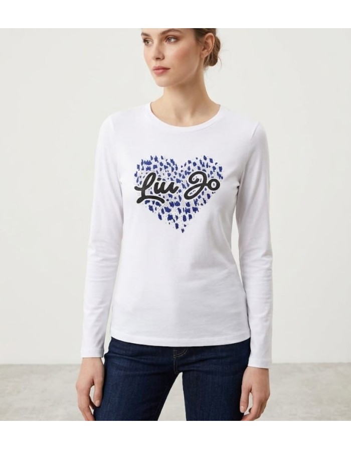 T-SHIRT MANICA LUNGA LIU JO MODA  ECS