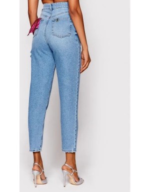 JEANS LIU JO CON FOULARD MOM OVERDYED H