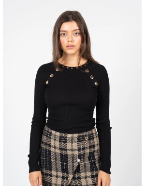 MAGLIA CON BORCHIE LIU JO