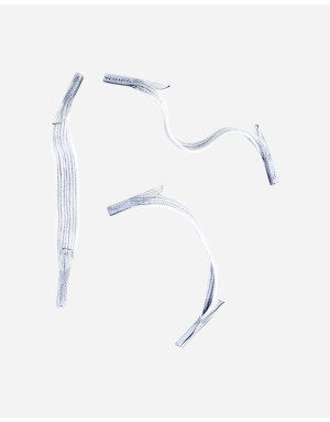 LACCI ABC ELASTICI MINI BIANCO